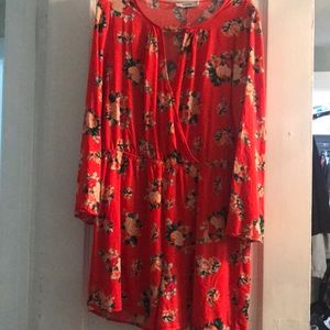 Very cute flowery romper